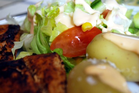 food_chicken_salad_potato